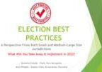 Election Best Practices